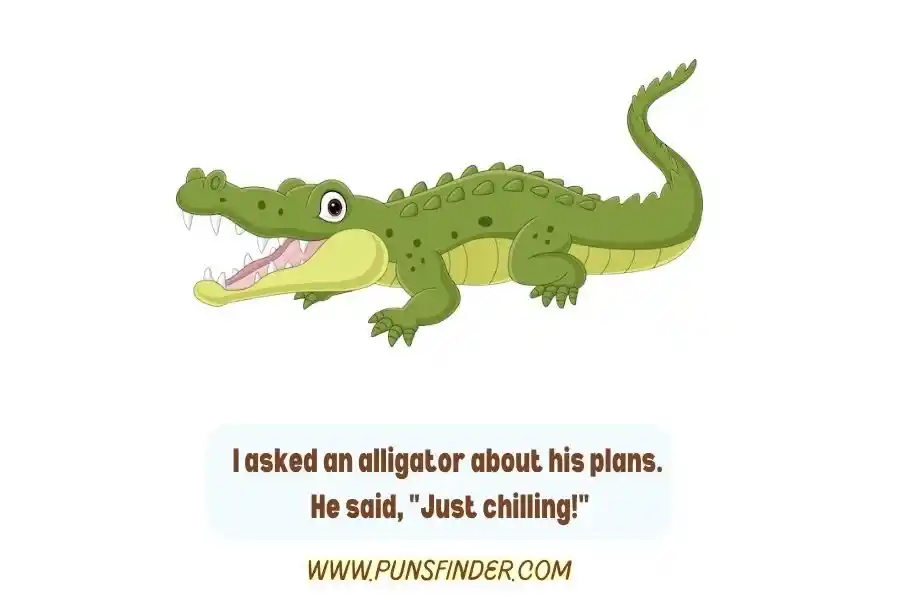 Alligator Puns One Liners