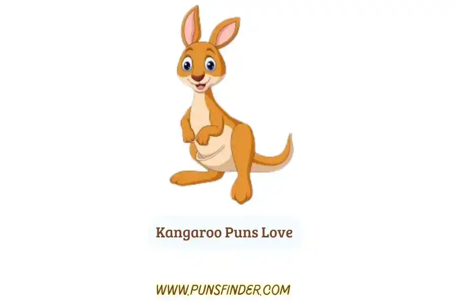 Kangaroo Puns Love 