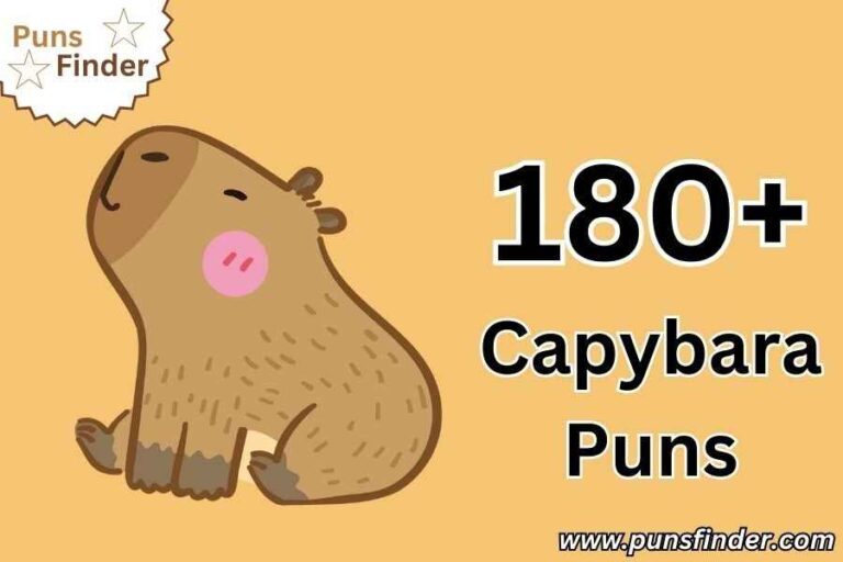 Capybara Puns