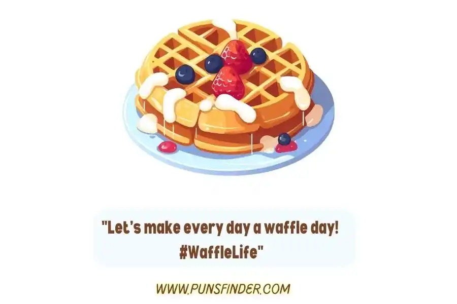 Waffle Puns for Instagram