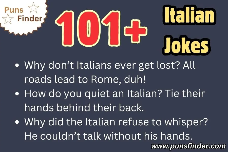 101+ Italian Jokes