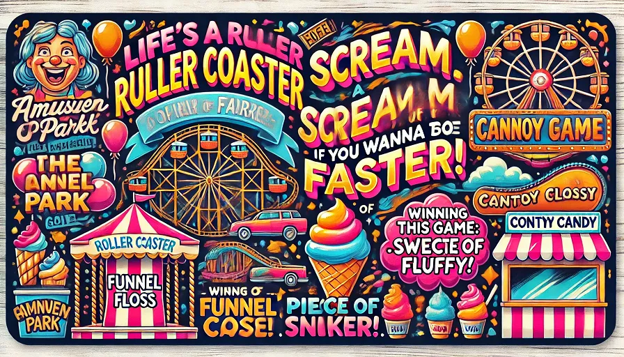 Amusement Park Puns One Liners see images