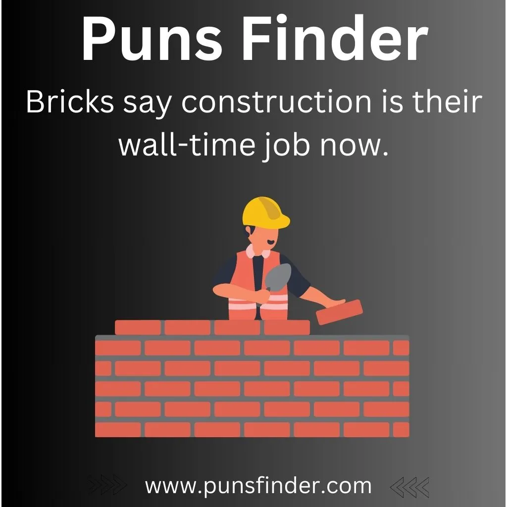 Clever Brick Puns for Construction