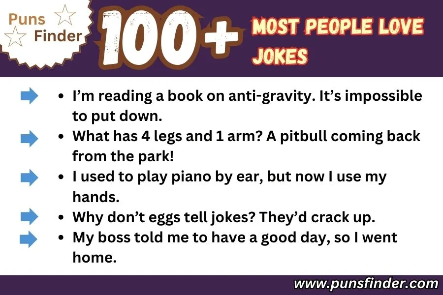 most people love jokes